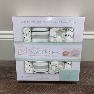 NWT Swaddle Designs Muslin Swaddles 4 pack - Neutral Tones